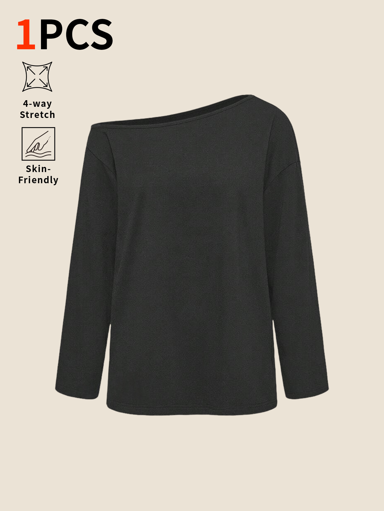 Base Layer Top - Top a maniche lunghe con spalle