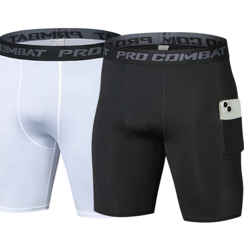 Compression Shorts Athletes - Pantaloni a Compressione da Uomo, Leggings