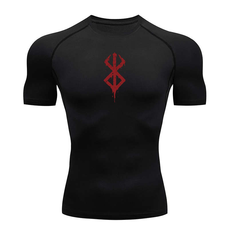 Base Layer Top - Magliette a Compressione Stampate da Uomo,