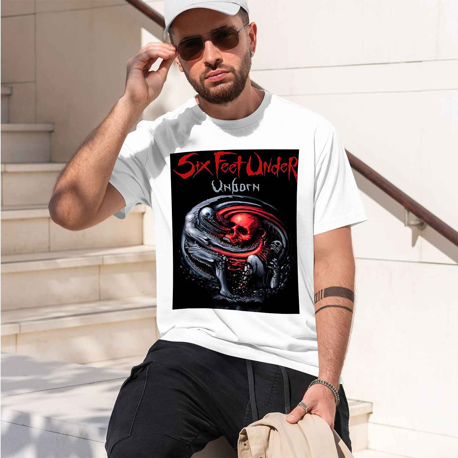 Six Feet Under – Unborn back 2 - Undershirt Crew Neck recensione e prezzo