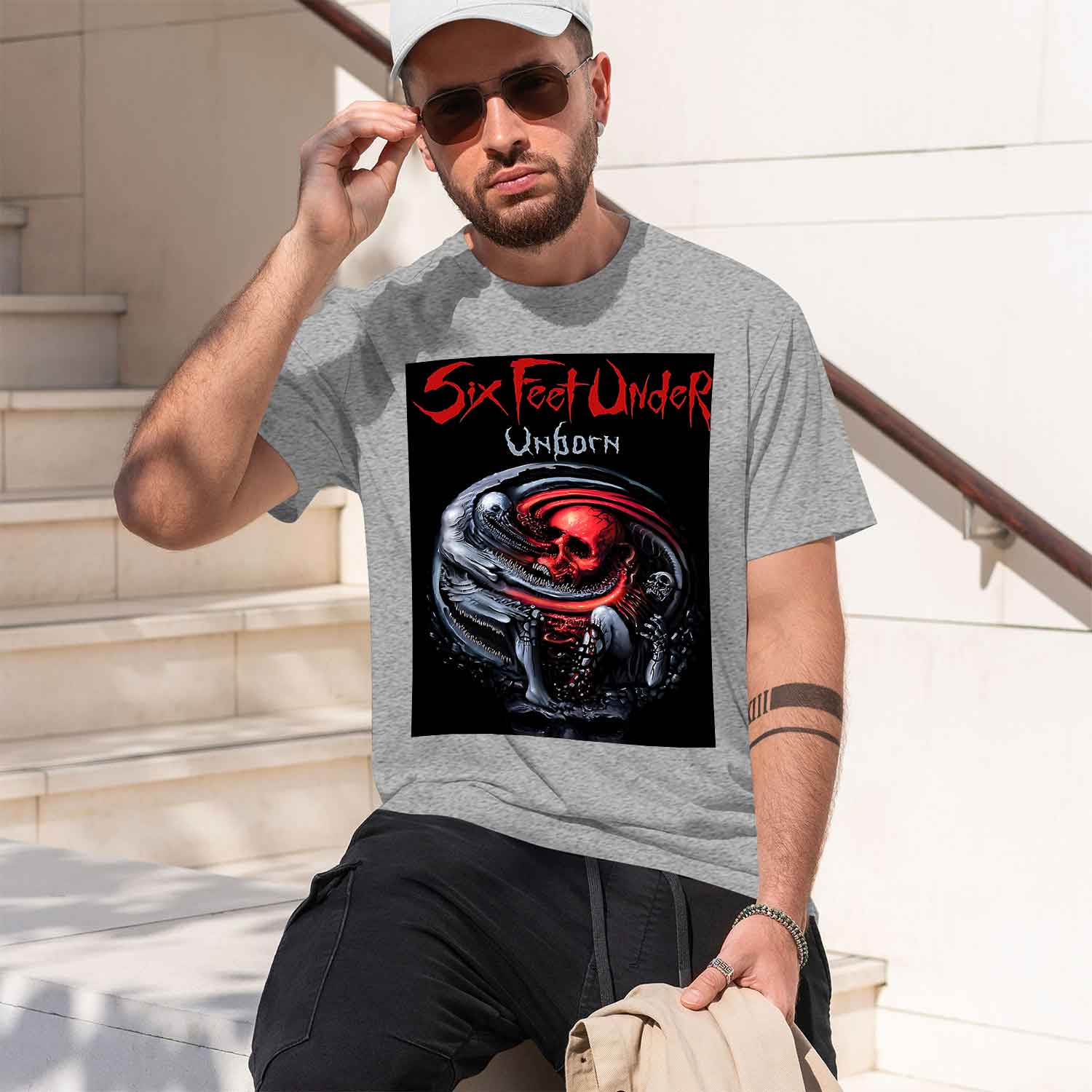 Six Feet Under – Unborn back 2 - Undershirt Crew Neck recensione e prezzo