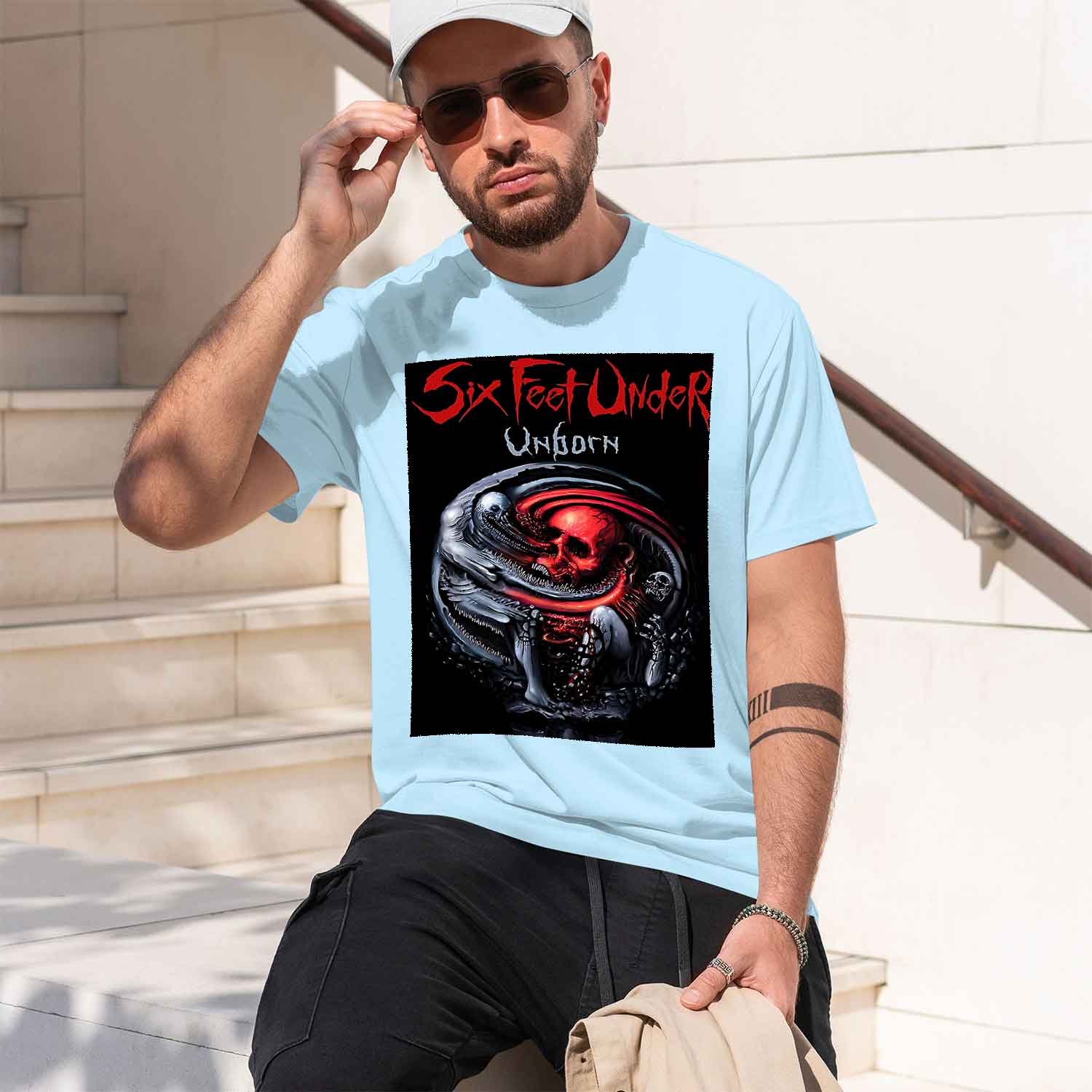 Six Feet Under – Unborn back 2 - Undershirt Crew Neck recensione e prezzo