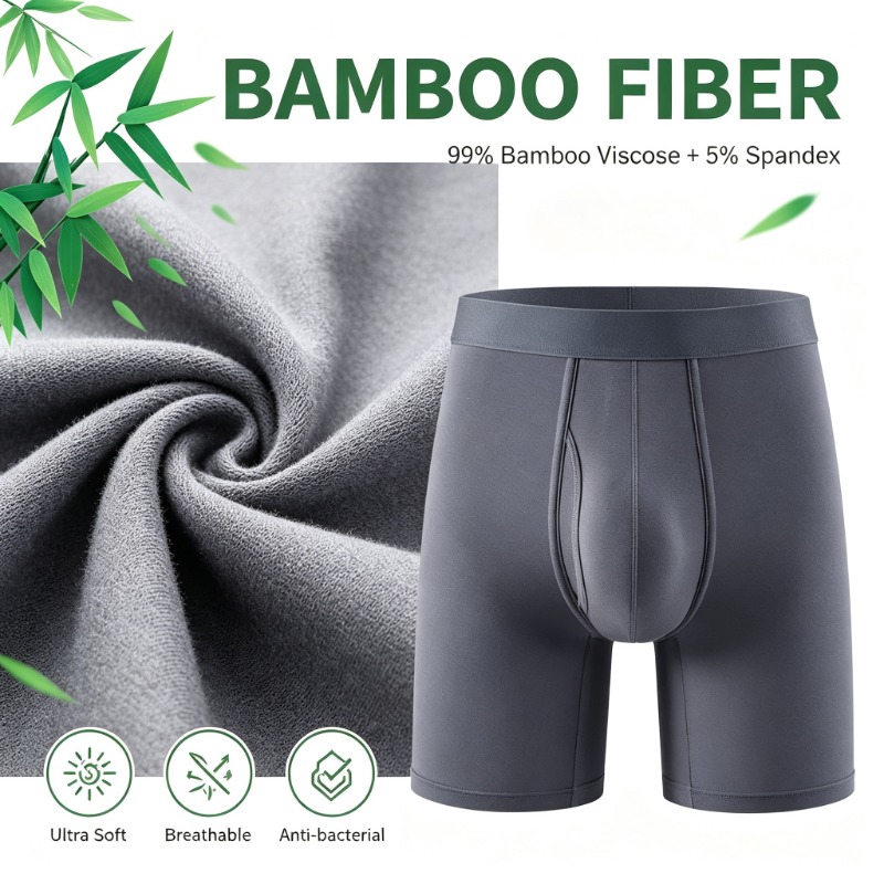 Boxer da Uomo in Fibra di Bamb - Bamboo Fiber Trunk recensione e prezzo