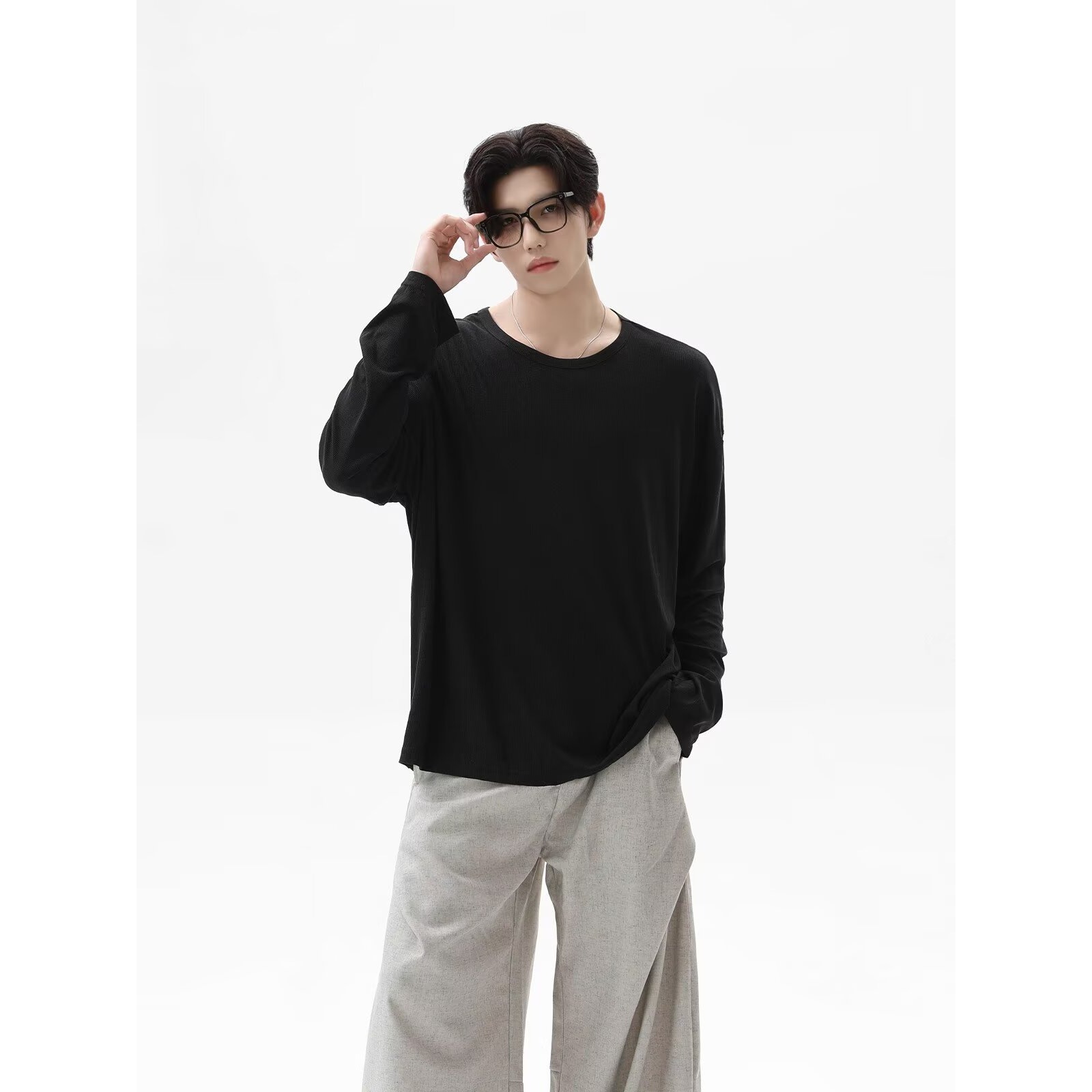 T-shirt a maniche lunghe in nu - Undershirt Crew Neck recensione e prezzo